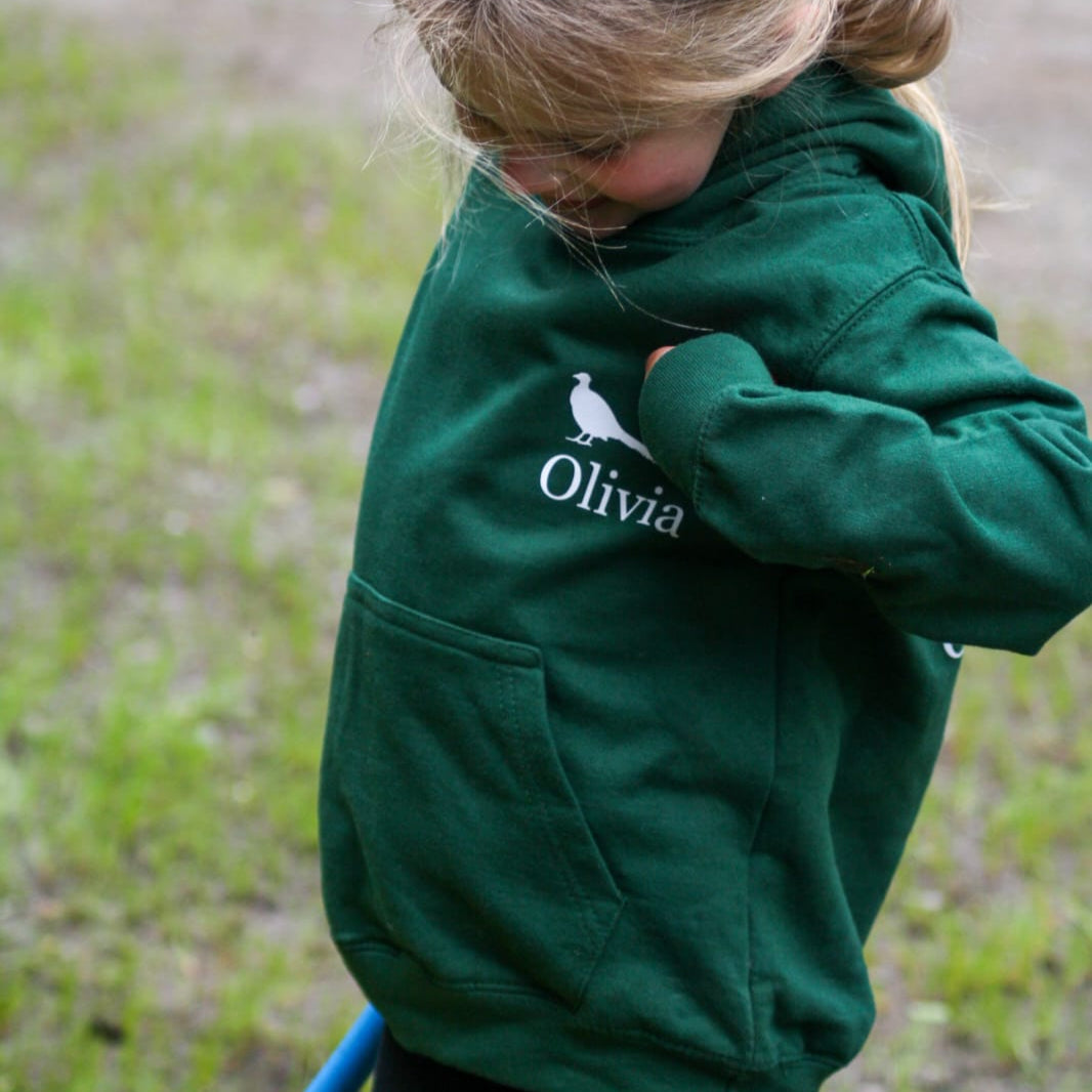 Personalised Little Gamekeeper hoodie