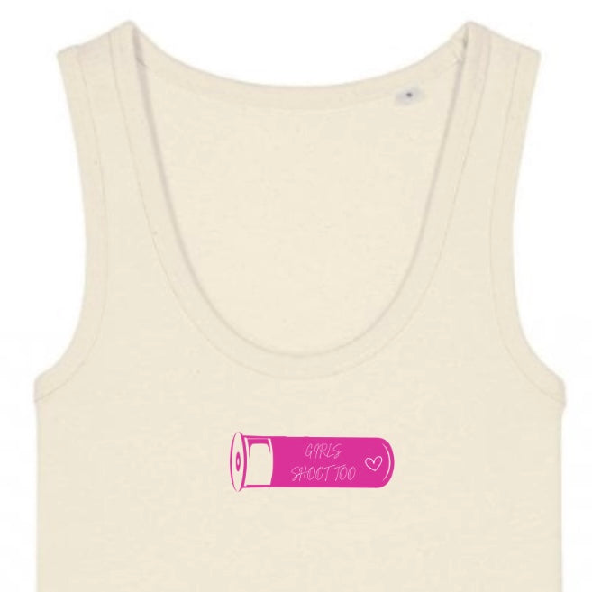 Girls shoot too vest top