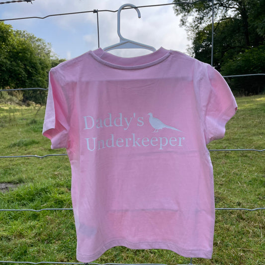 Daddy's underkeeper Pheasant t-shirt