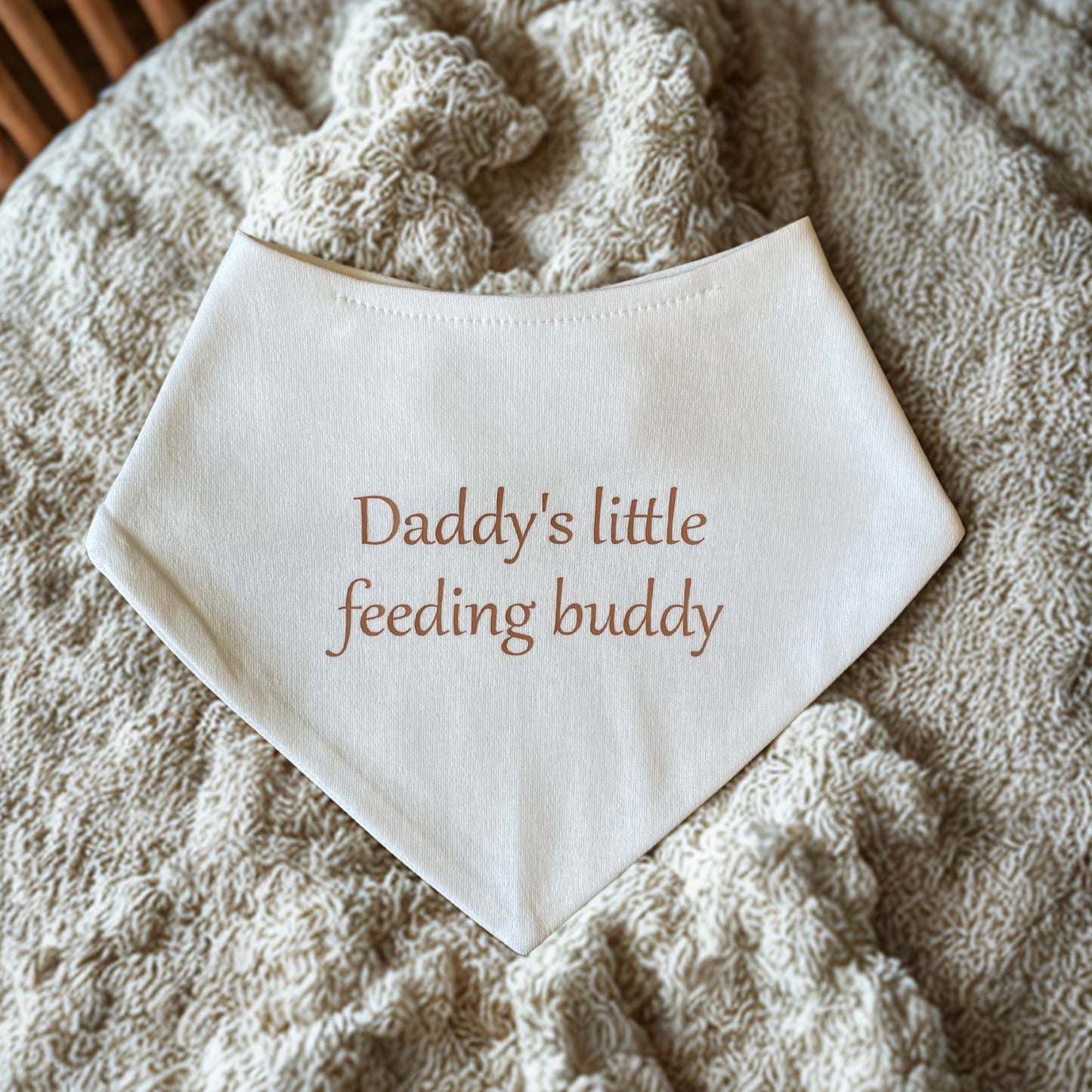 Daddy’s little feeding buddy bib