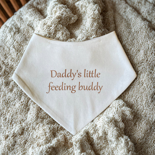Daddy’s little feeding buddy bib
