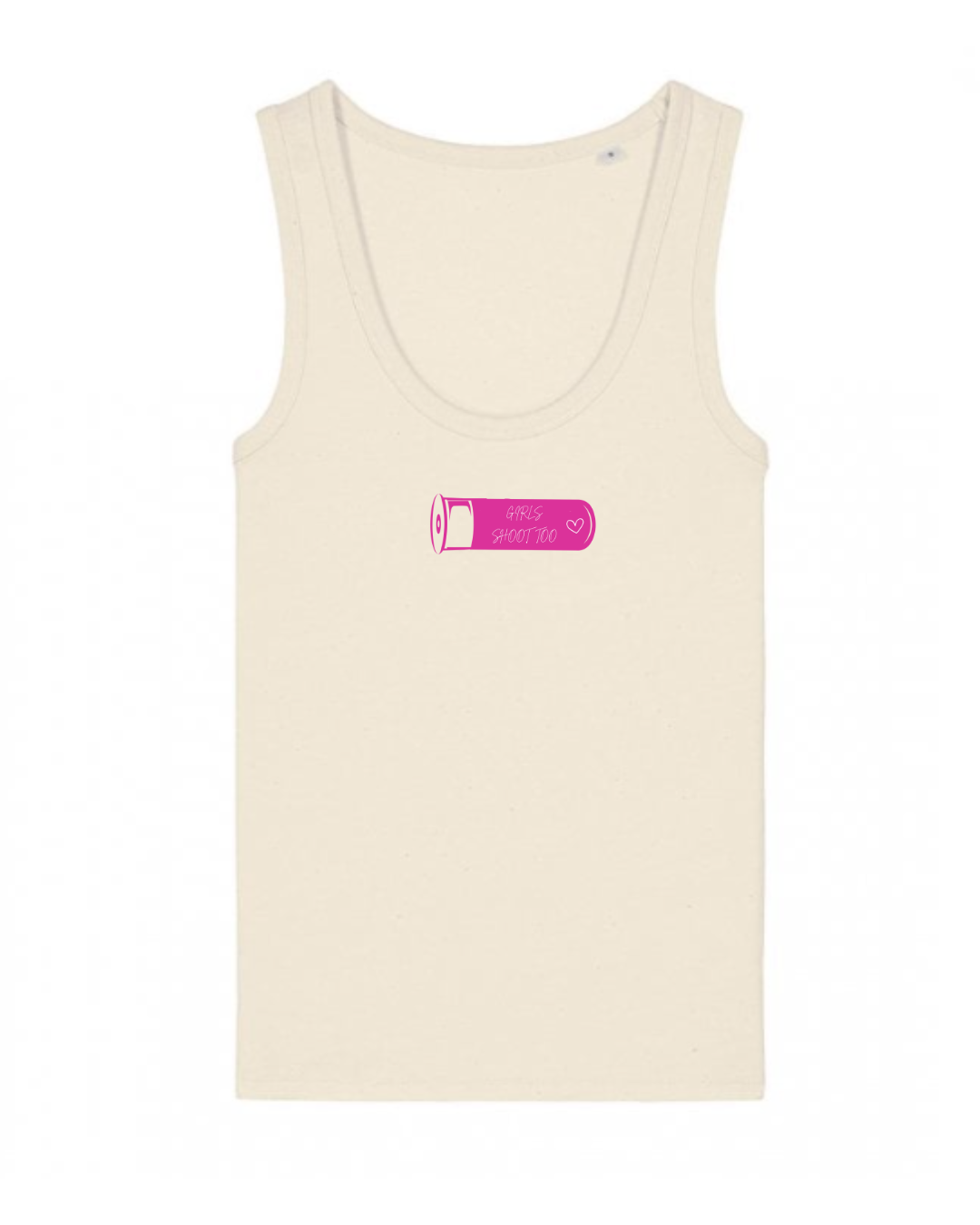Girls shoot too vest top