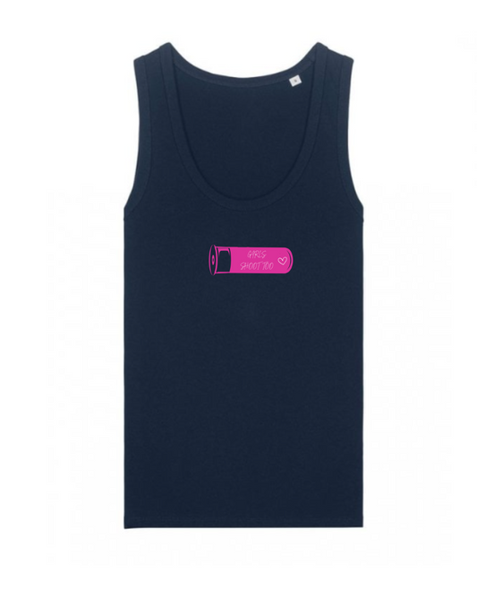 Girls shoot too vest top