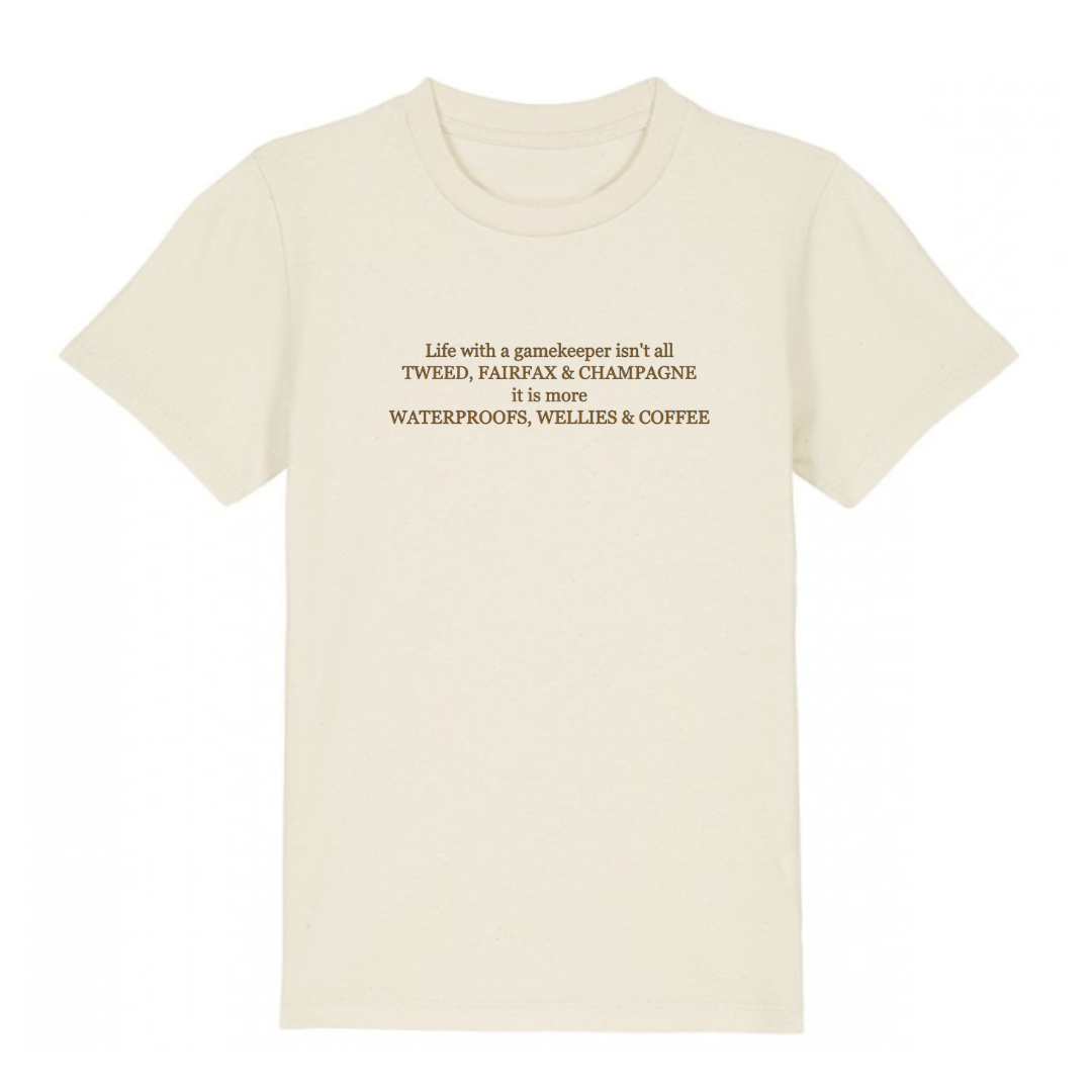 'Tweed, Fairfax & Champagne' ladies t-shirt
